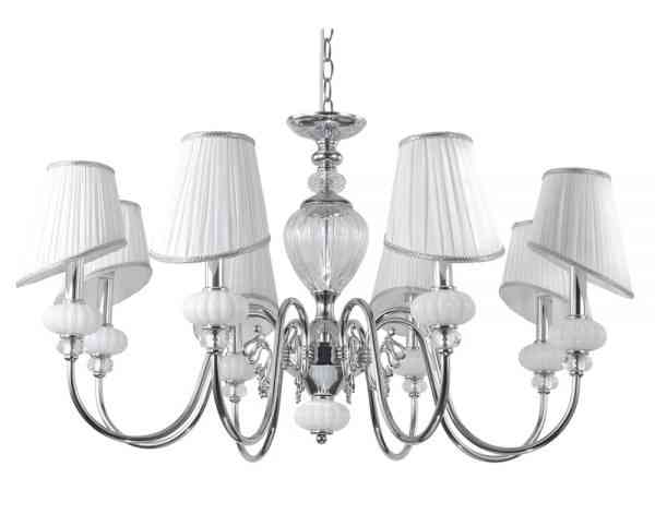 Люстра Crystal Lux ALMA WHITE SP-PL8 2