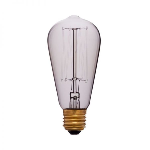 Лампа накаливания E27 60W прозрачная 053-228 1