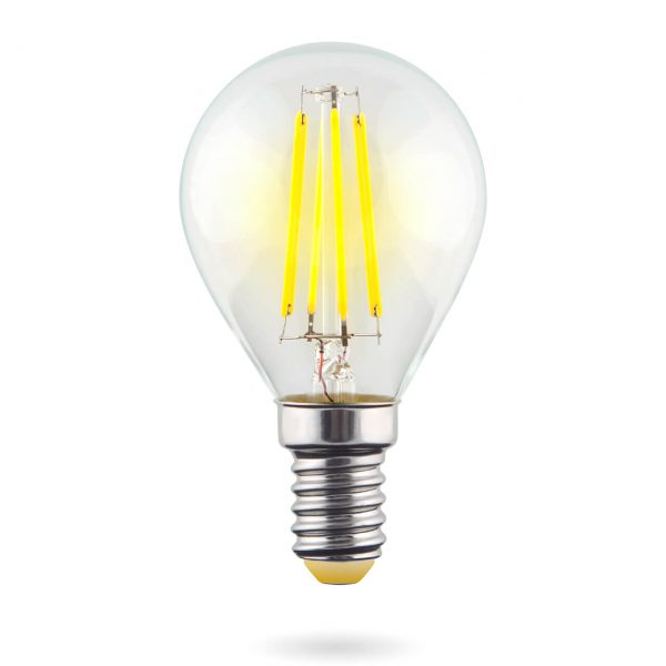 Лампа светодиодная E14 6W 2800К прозрачная VG10-G1E14warm6W-F 7021 1