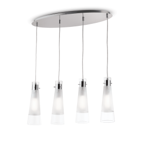 Подвесной светильник Ideal Lux Kuky SP4 Trasparente