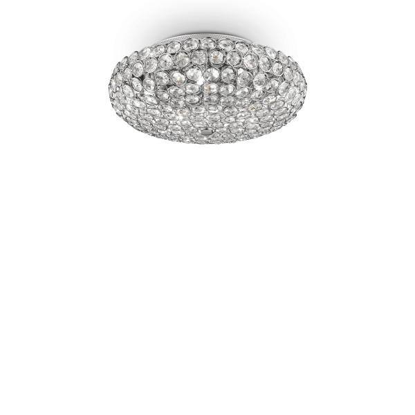Потолочный светильник Ideal Lux King PL5 Cromo 2