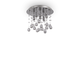 Потолочный светильник Ideal Lux Moonlight PL5 Cromo