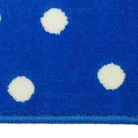 Супер ковер  120×160 Горошек Dots Blue Голубой Акриловый