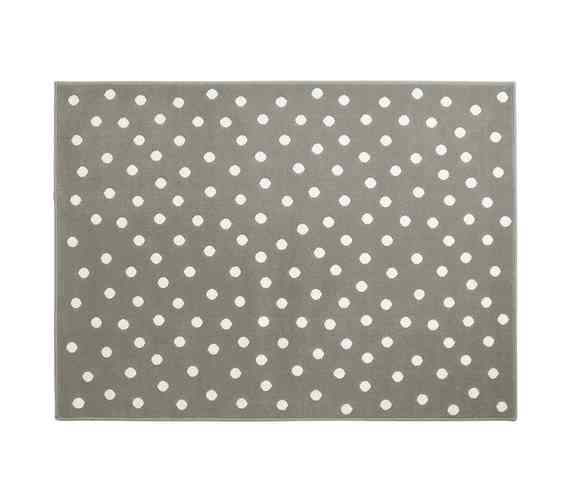 Супер ковер акриловый Горошек Dots Grey (серый)(Сн с пр) 1