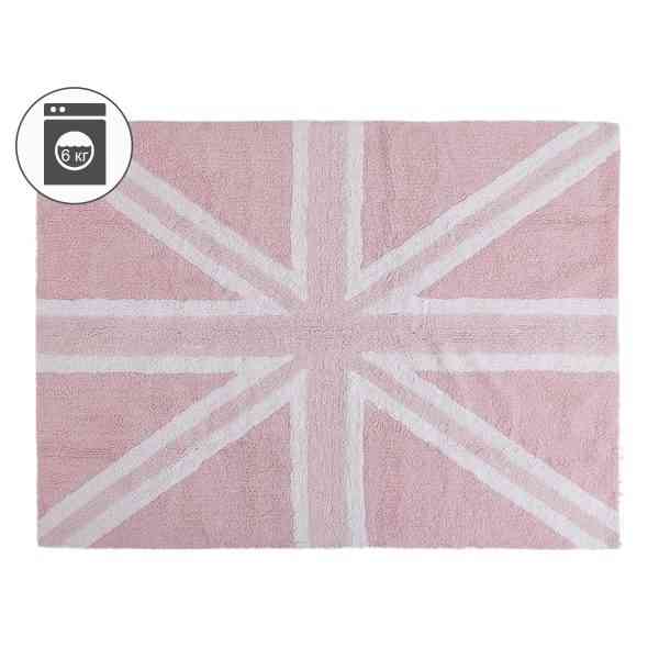 Супер ковер Флаг Великобритании розовый 120*160(Снято с производства) 1