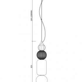 Подвесной светильник Maytoni Collar P069PL-L35CH3K