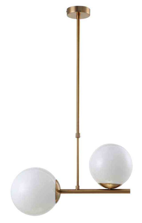 подвесной светильник с белыми шарами