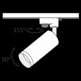 Трековый светильник Technical Focus TR004-1-GU10-RG