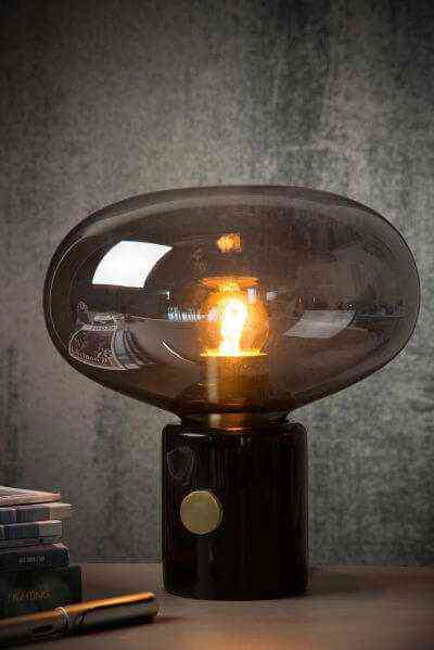 Настольная лампа Lucide Charlize 03520/01/65 черный для прихожей