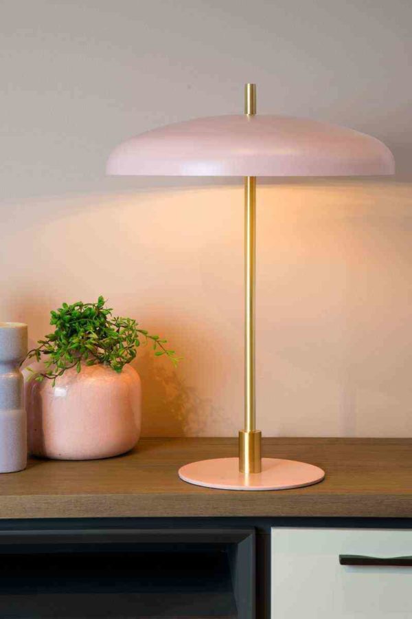 Настольная лампа Lucide Elgin 03531/03/66 розовый для гостиной