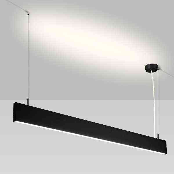 Подвесной светодиодный светильник Arlight Alt-Lineair-Flat-Updown-Dim-S2094-600-25W Warm3000 031527 черный для офиса