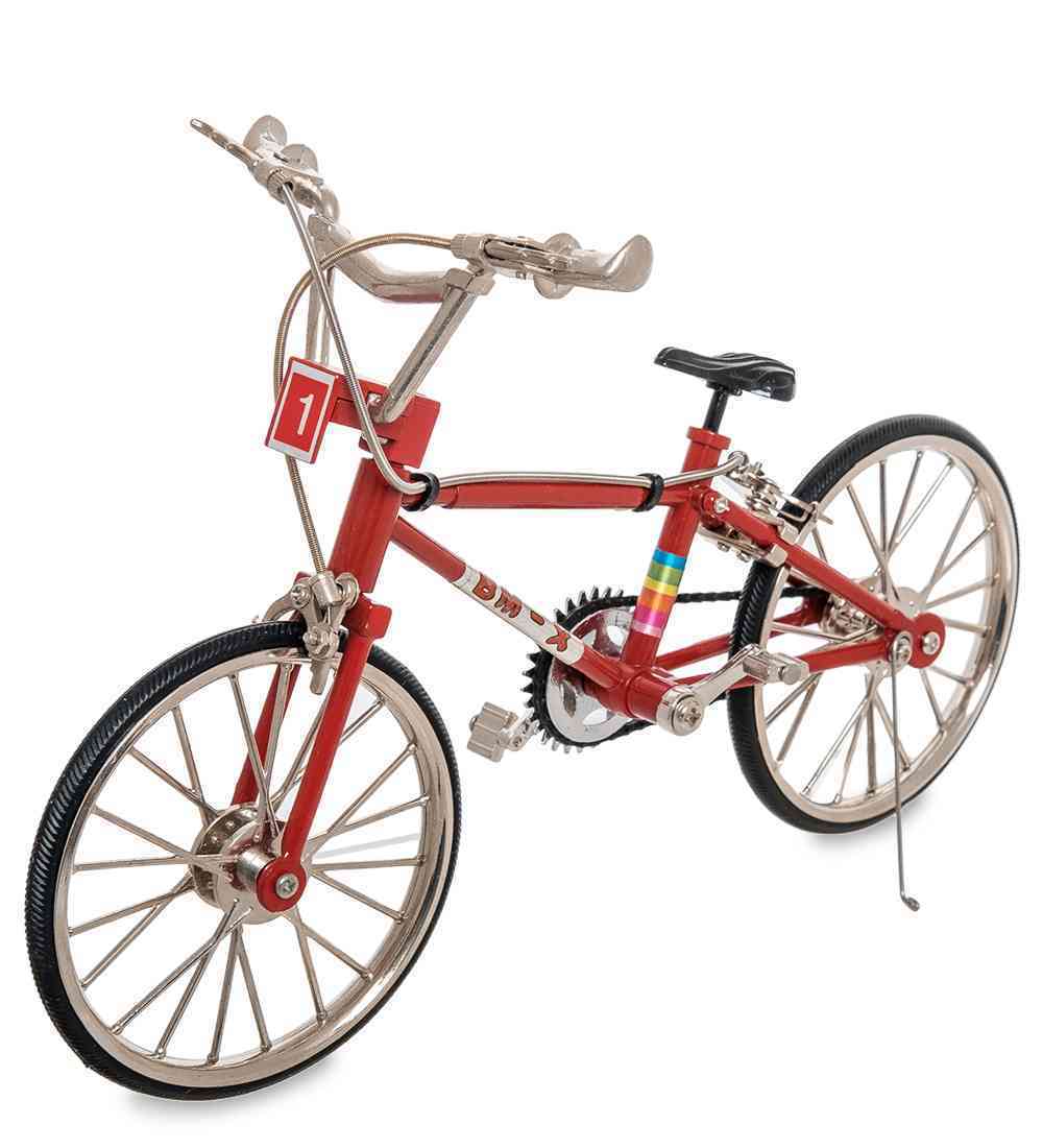 Фигурка-модель 1:10 Велосипед мотокросс BMX Bicycle MotoXtreme красный Купить фигурку велосипед, модель велосипеда,интересные фигурки, необычные фигурки, купить маленький велосипед, коллекционный велосипед