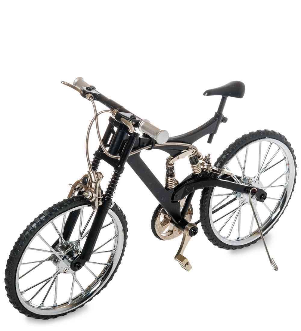 Фигурка-модель 1:10 Велосипед горный MTB черный Купить фигурку велосипед, модель велосипеда,интересные фигурки, необычные фигурки, купить маленький велосипед, коллекционный велосипед