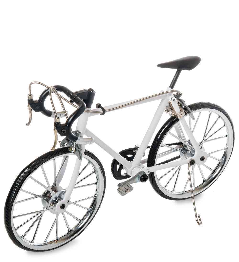 Фигурка-модель 1:10 Велосипед гоночный Roadbike белый Купить фигурку велосипед, модель велосипеда,интересные фигурки, необычные фигурки, купить маленький велосипед, коллекционный велосипед