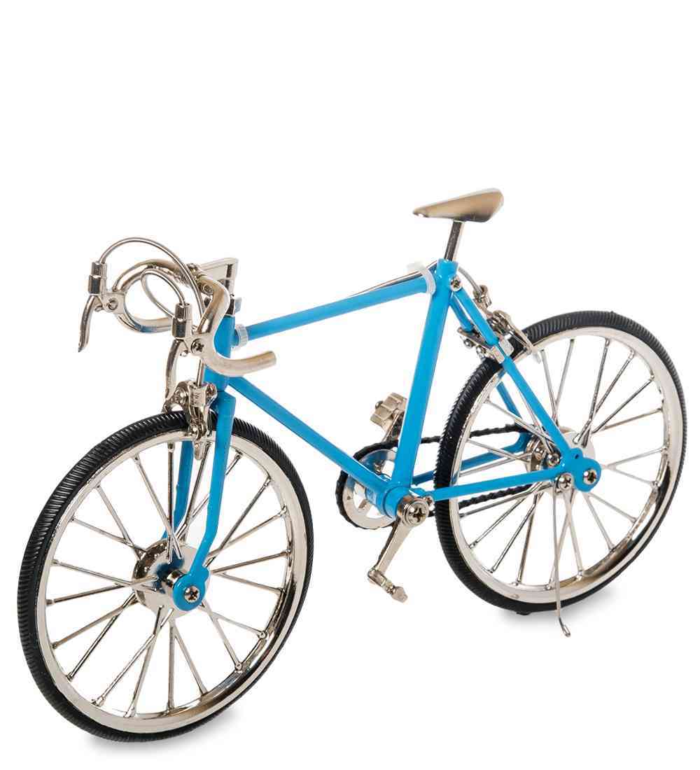 Фигурка-модель 1:10 Велосипед шоссейник Racing Bike голубой Купить фигурку велосипед, модель велосипеда,интересные фигурки, необычные фигурки, купить маленький велосипед, коллекционный велосипед