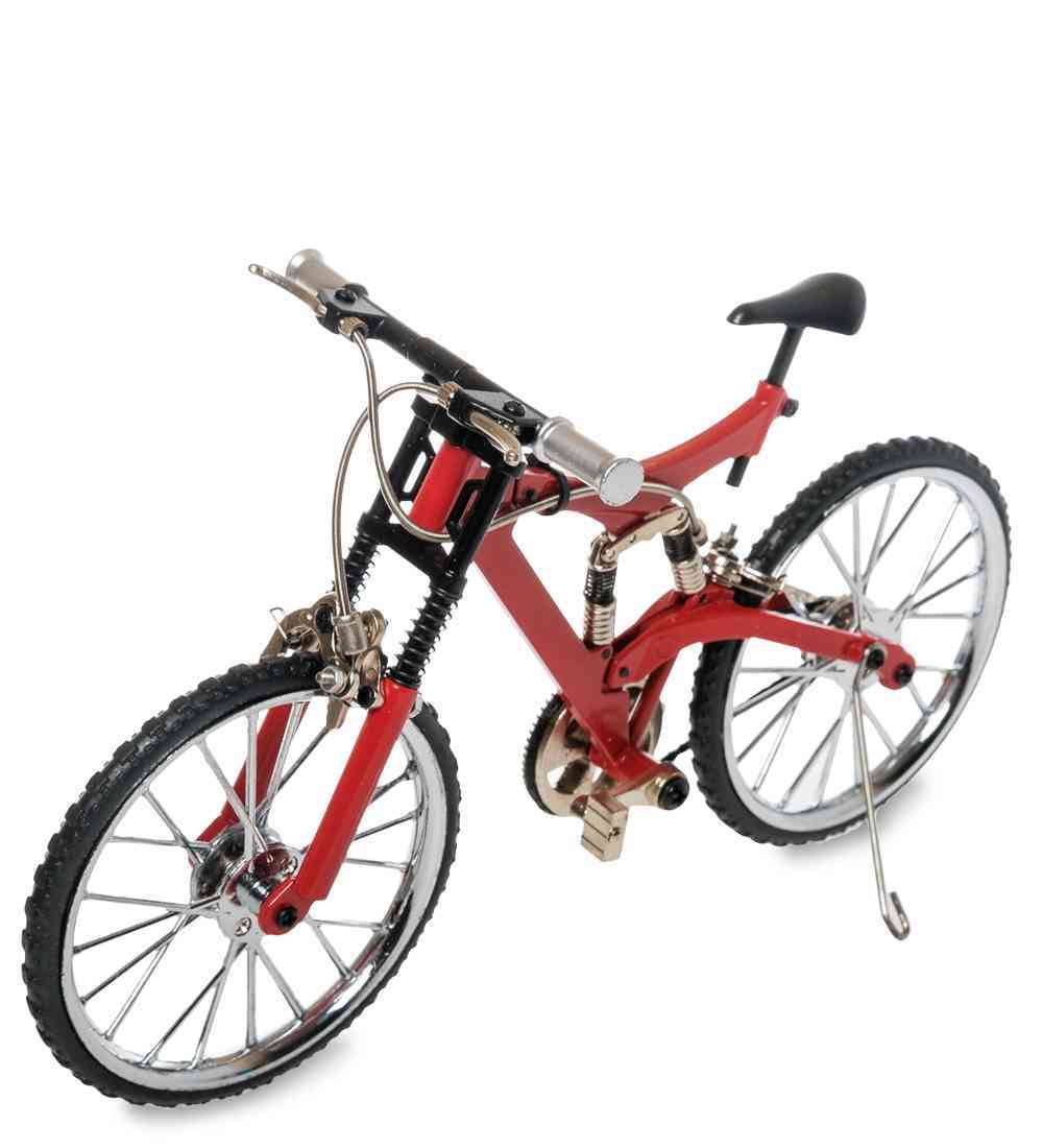 Фигурка-модель 1:10 Велосипед горный MTB красный Купить фигурку велосипед, модель велосипеда,интересные фигурки, необычные фигурки, купить маленький велосипед, коллекционный велосипед
