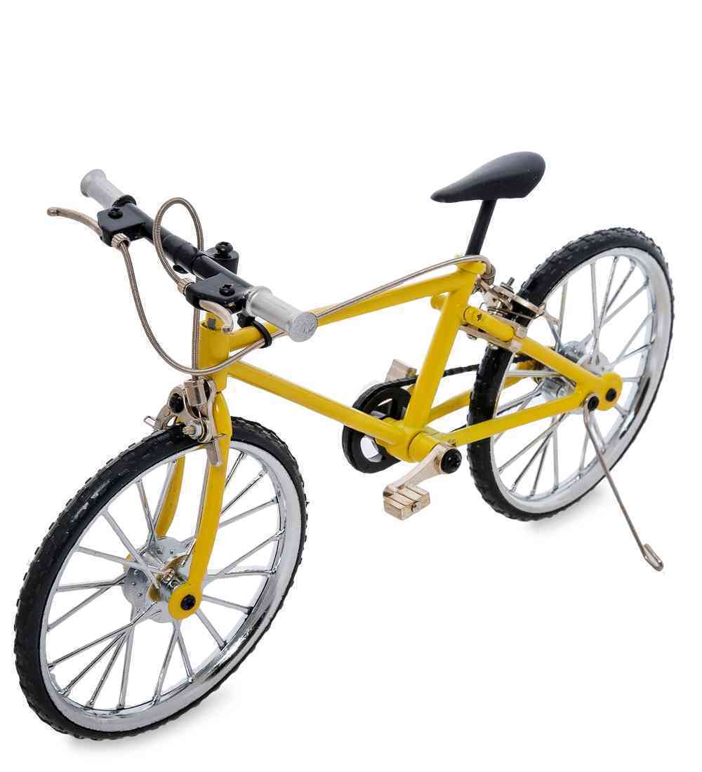 504301 Фигурка-модель 1:10 Велосипед детский Street Trial желтый Купить фигурку велосипед, модель велосипеда,интересные фигурки, необычные фигурки, купить маленький велосипед, коллекционный велосипед