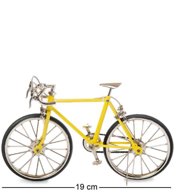 Фигурка-модель 1:10 Велосипед шоссейник Racing Bike Желтый 2