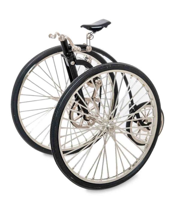 Фигурка-модель 1:10 Велосипед Otto Dicycle 1881 2