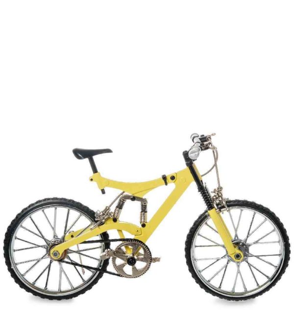 Фигурка-модель 1:10 Велосипед горный MTB Желтый 2