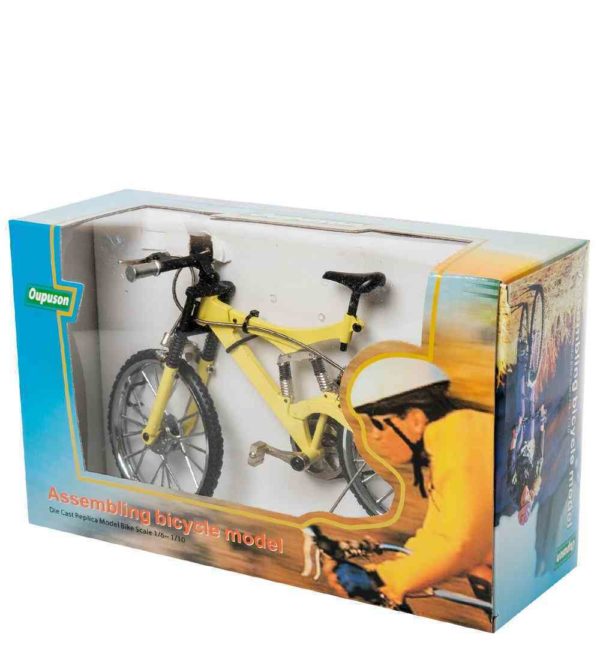 Фигурка-модель 1:10 Велосипед горный MTB Желтый 1
