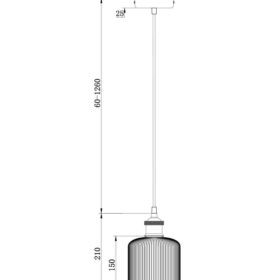 Подвесной светильник Freya Delta FR9005PL-01GB