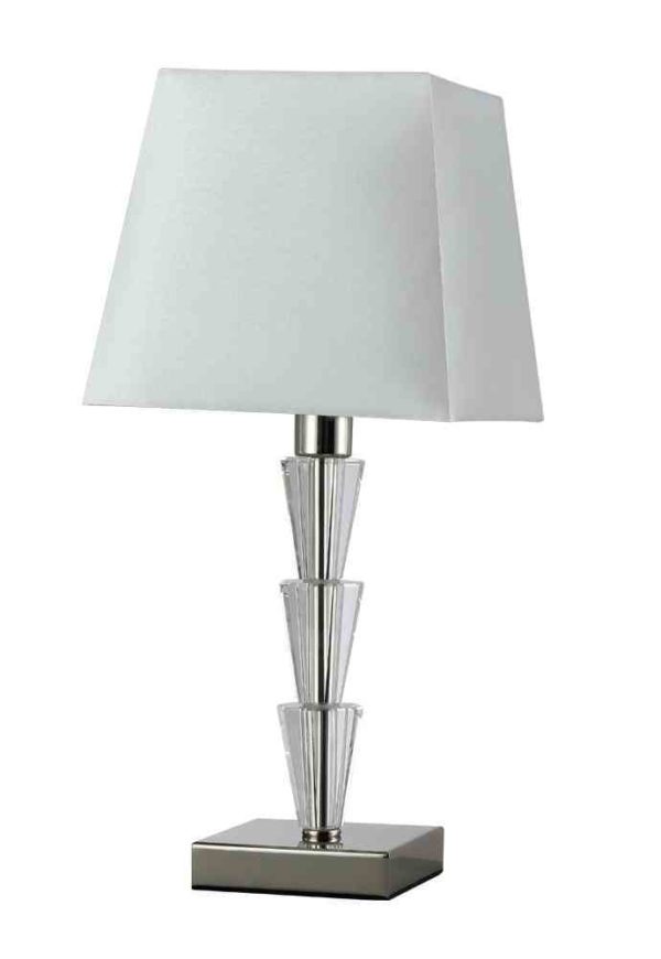 Настольная лампа Crystal Lux MARSELA LG1 NICKEL 1