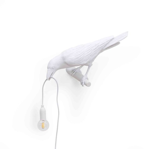 Настенный светильник Seletti Bird White Looking Left 3