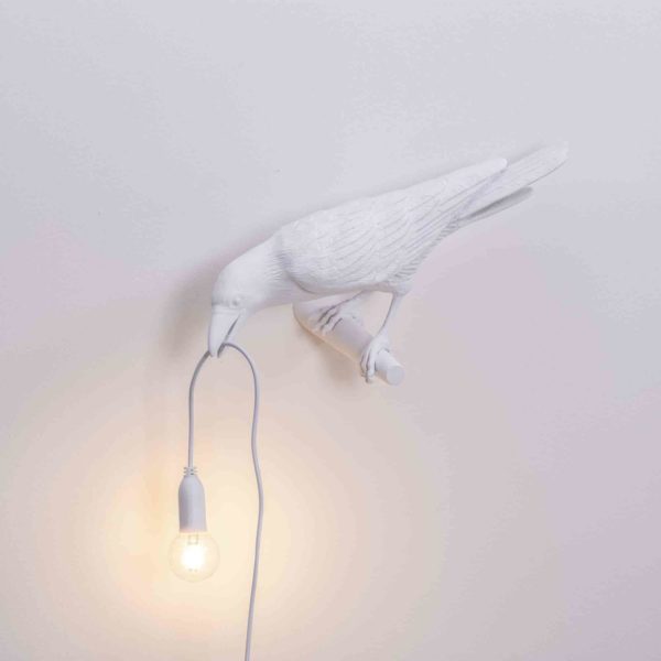 Настенный светильник Seletti Bird White Looking Left 2