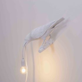 Настенный светильник Seletti Bird White Looking Left