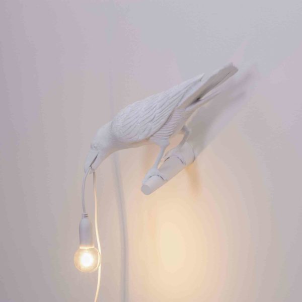 Настенный светильник Seletti Bird White Looking Left 1