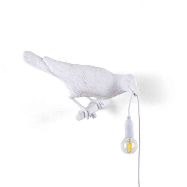 Настенный светильник Seletti Bird Lamp White Looking Right 5