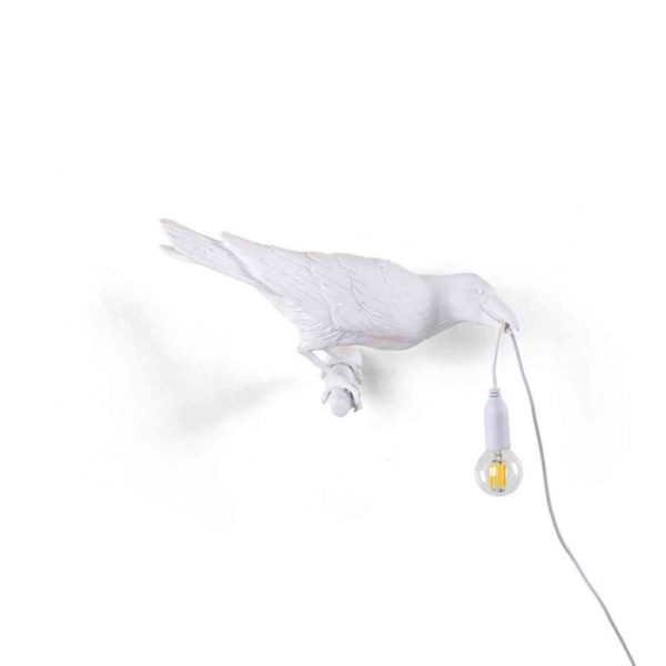 Настенный светильник Seletti Bird Lamp White Looking Right 2