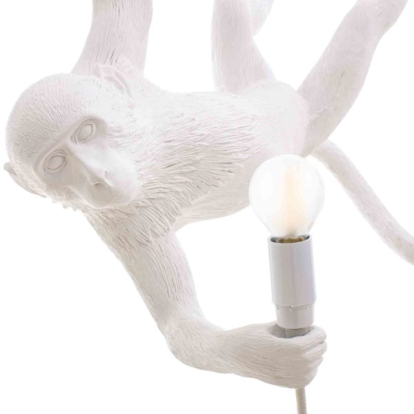 Подвесной светильник Seletti The Monkey Lamp Swing White 2
