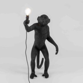 Настольная лампа Seletti Monkey Lamp Standing Black