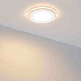 Встраиваемый светодиодный светильник Arlight LT-R160WH 12W Day White 120deg 016568