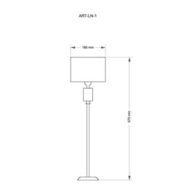 Настольная лампа KUTEK MOOD ARTU  ART-LN-1 (N/A)