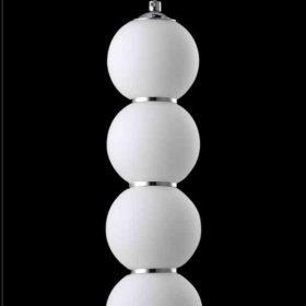 Светильник подвесной Crystal Lux DESI SP4 CHROME/WHITE