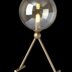 Настольная лампа Crystal Lux FRANCISCA LG1 GOLD/COGNAC