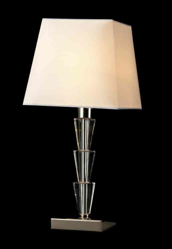 Настольная лампа Crystal Lux MARSELA LG1 NICKEL 2