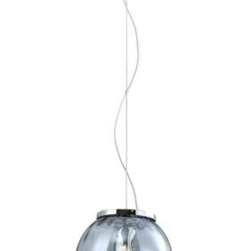 Светильник подвесной Crystal Lux MAYO SP1 D200 CHROME/BLUE
