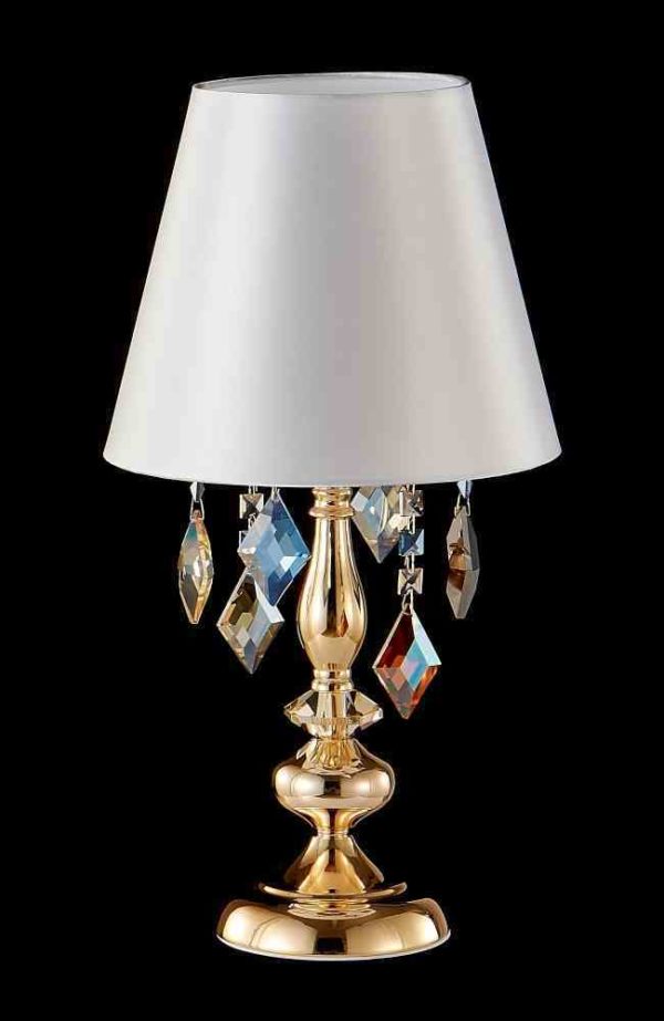 Настольная лампа Crystal Lux MERCEDES LG1 GOLD/COLOR 4