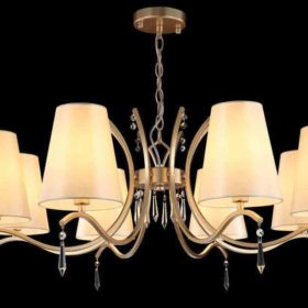 Подвесная люстра Crystal Lux Renata SP8 Gold