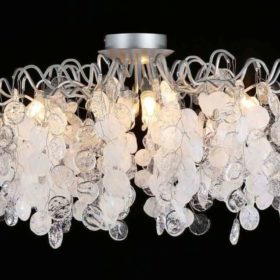 Светильник потолочный Crystal Lux TENERIFE PL8 SILVER