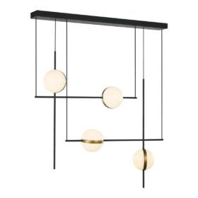 Потолочный светильник MD2062-4B black/brass