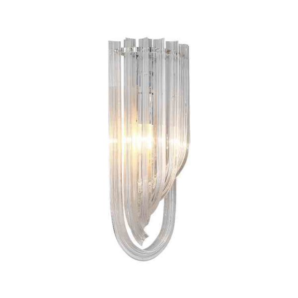 Настенный светильник Murano chrome 1