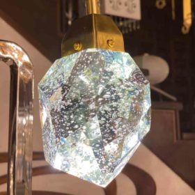 Подвесной светильник Crystal rock 3 gold