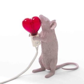 Настольная лампа Seletti Mouse Lamp Love Edition USB