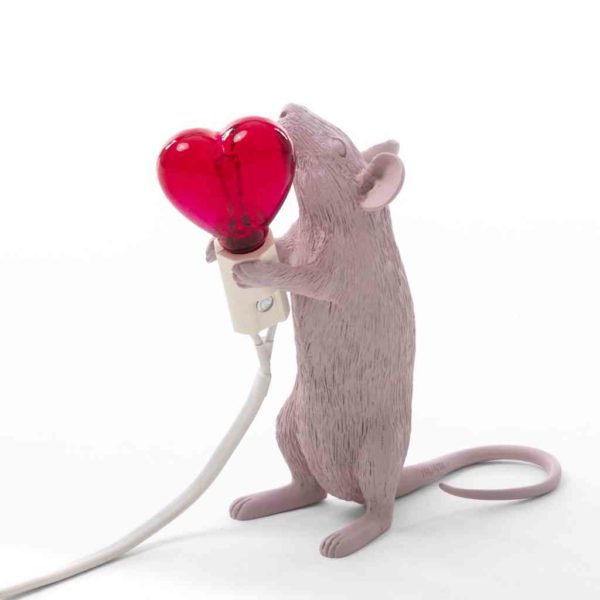 Настольная лампа Seletti Mouse Lamp Love Edition USB 2