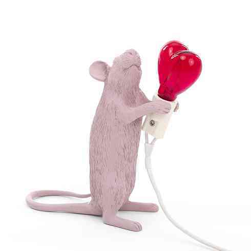 Настольная лампа Seletti Mouse Lamp Love Edition USB 1